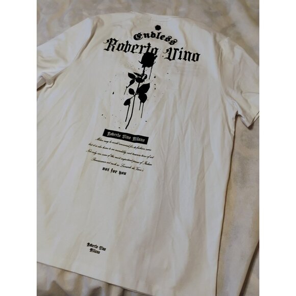 Milano ROBERTO Vino White Shirt Mens 3XL ENDLESS see measurements - Picture 1 of 9